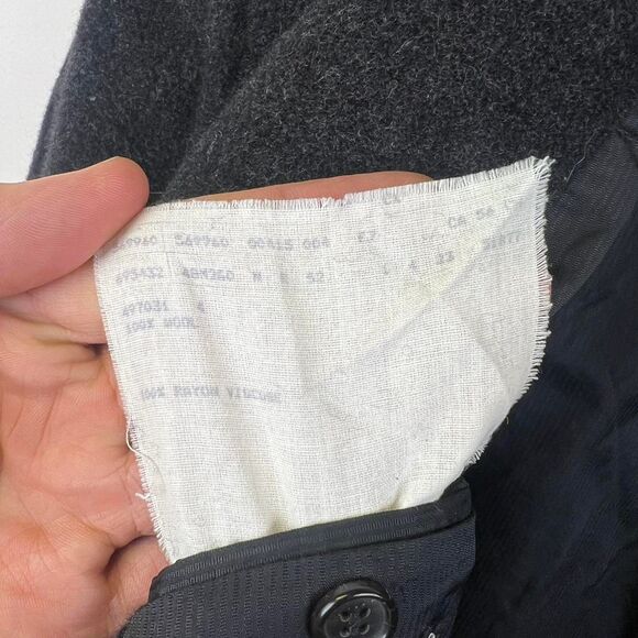 Ermenegildo Zegna Soft Wool Trench Coat Size M - Picture 6 of 8